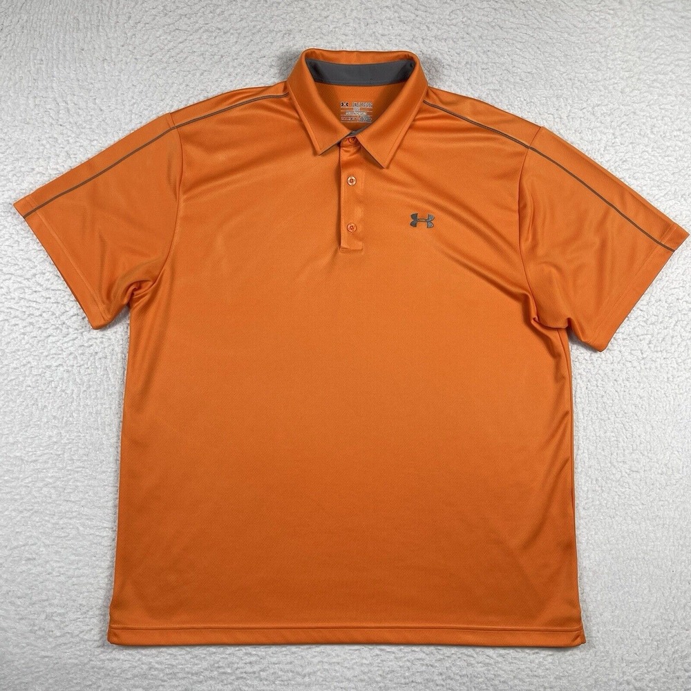 Under Armour‎ Polo Shirt Mens XXL Loose Fit Golf Preppy Casual Workwear Travel